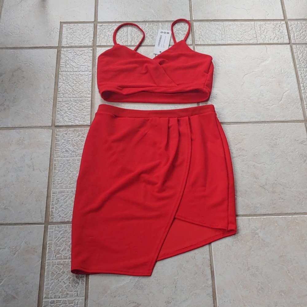 Co ord Wrap Skirt set